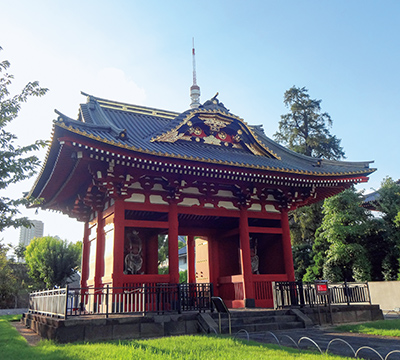 増上寺の旧台徳院霊廟惣門