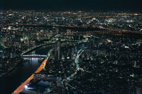 東京スカイツリーから見た夜景