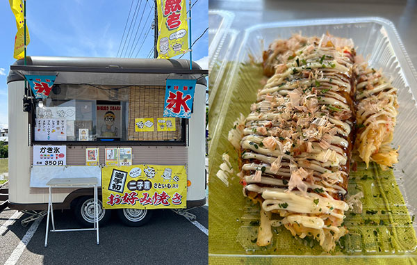 鉄板焼きOBARA出店の様子